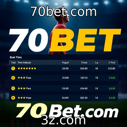 70bet com Apostas esportivas em alta: como analisar partidas de futebol eficazmente